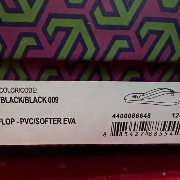 Empty Tory Burch flip flop box with original tissue paper, for size 7. - Picture 6 of 6